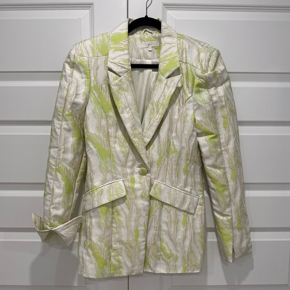 Klesis Jackets & Blazers - Unique Klesis lime/cream/beige Blazer Size M